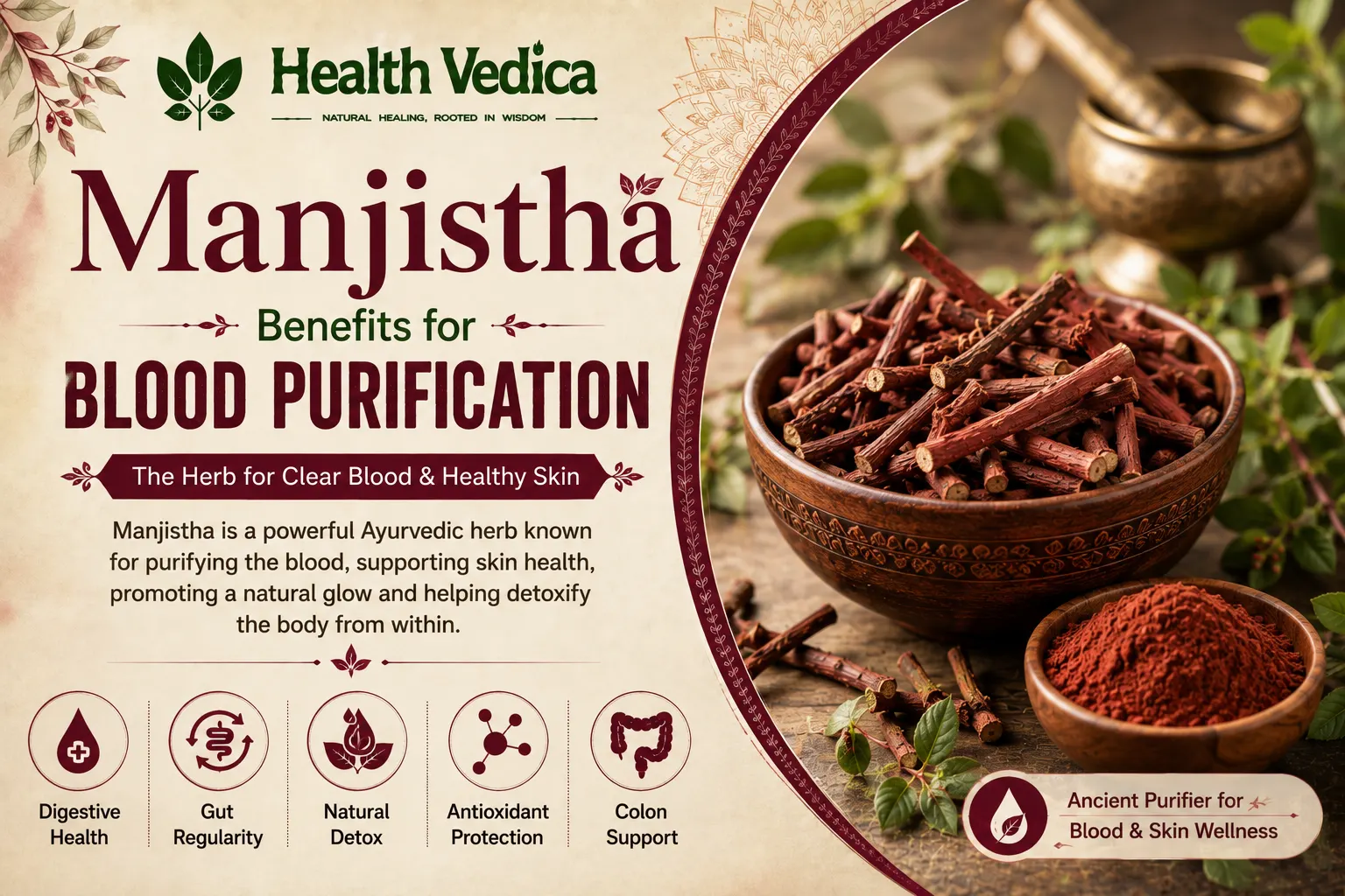 Manjistha (Indian Madder) — Blood Purification
