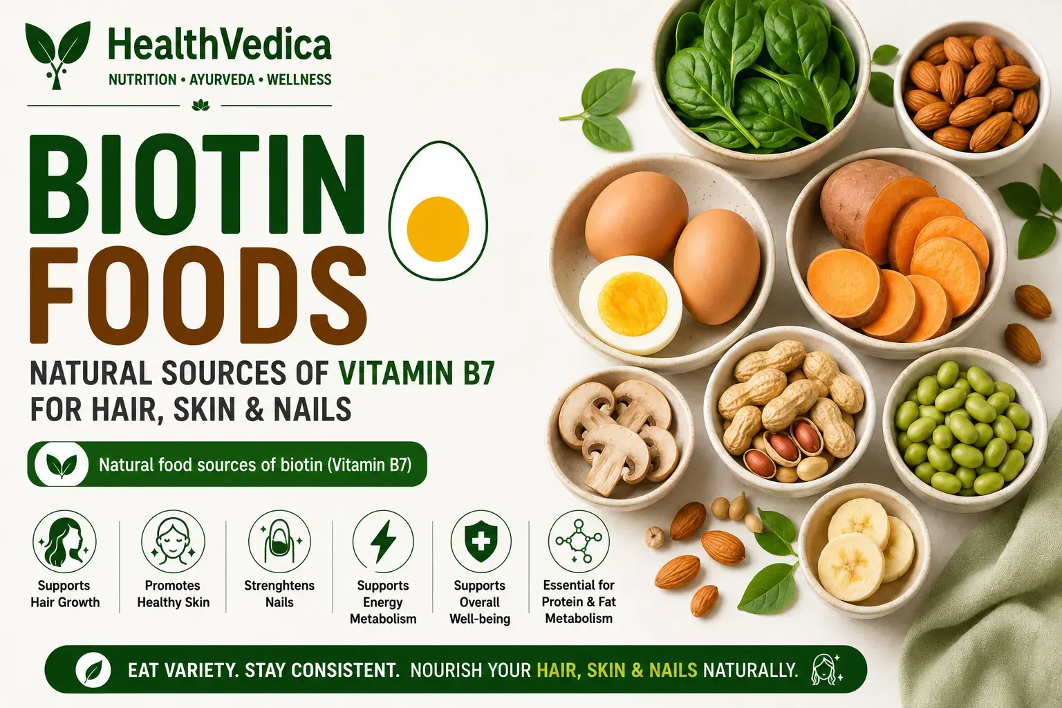 Best Biotin Rich Foods