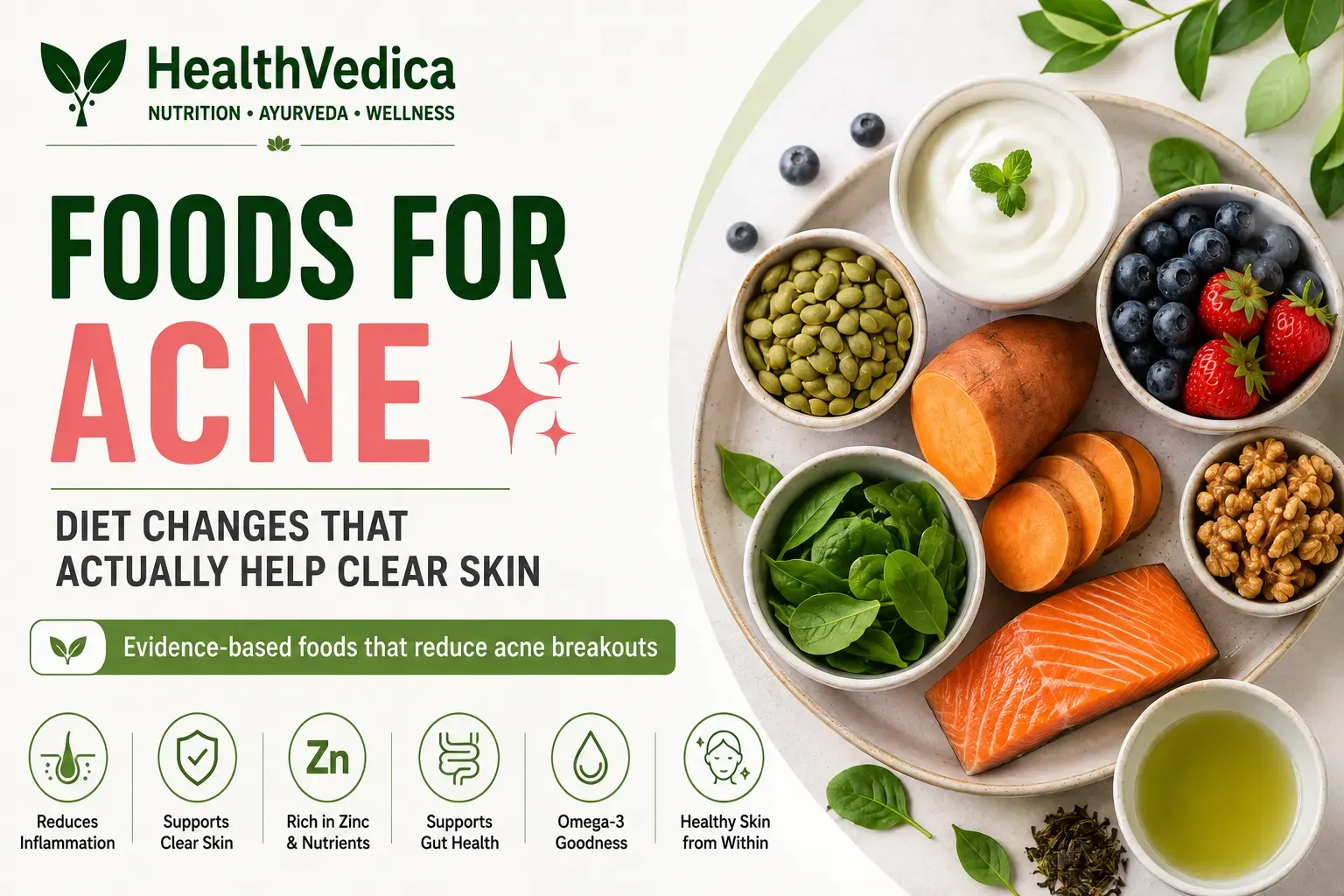 Best Foods for Acne-Prone Skin