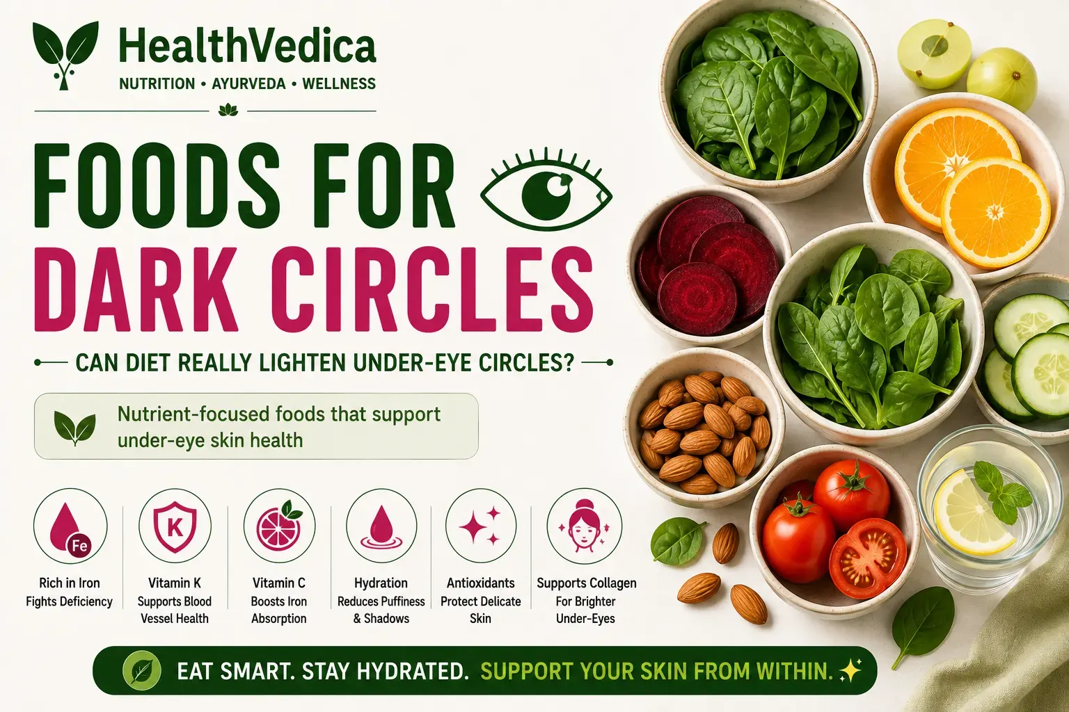 Best Foods to Support Healthier Under-Eye Skin