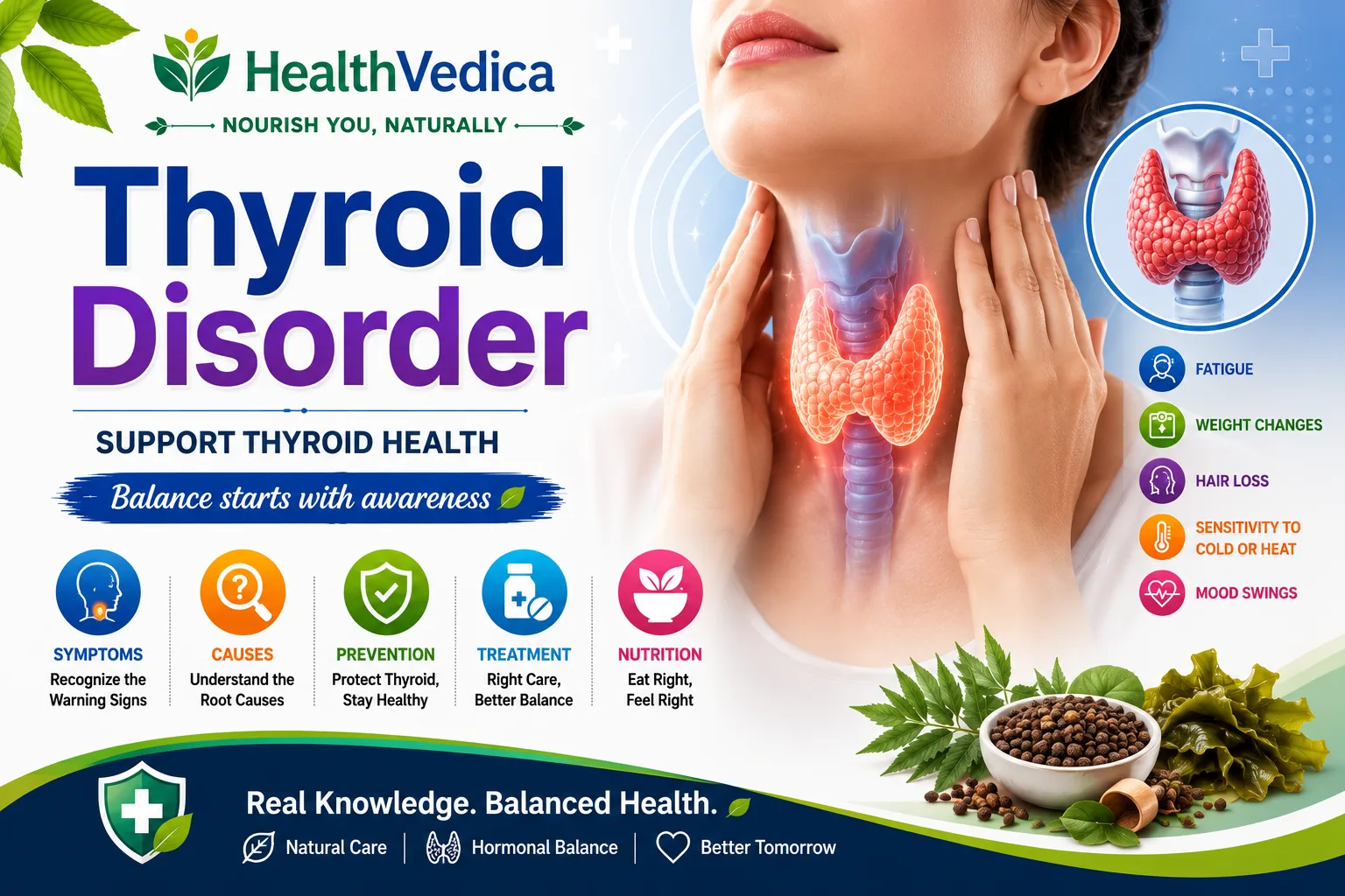 Thyroid Disorder — Nutrition, Health Benefits & Remedies