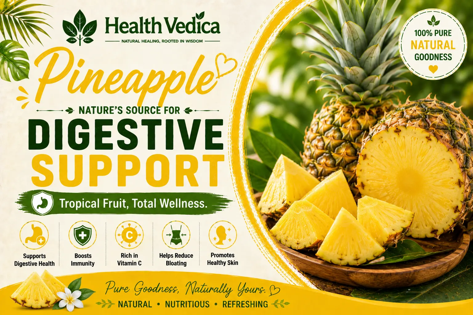 Pineapple (Ananas) — Nutrition, Health Benefits & Remedies