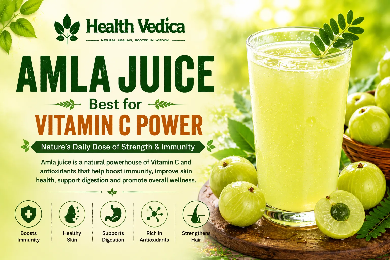 Amla Juice (Indian Gooseberry)