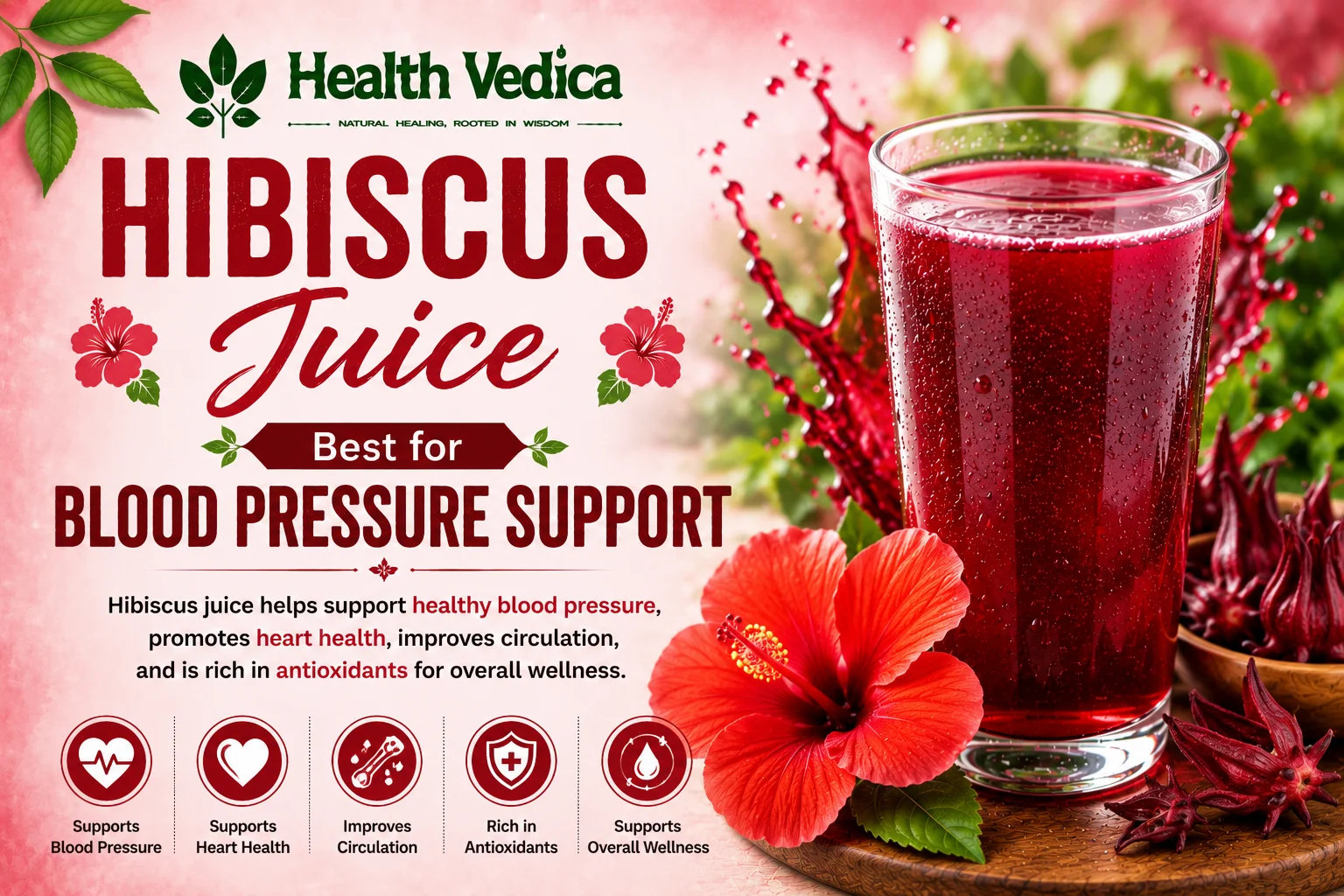 Hibiscus Juice (Gudhal Juice)