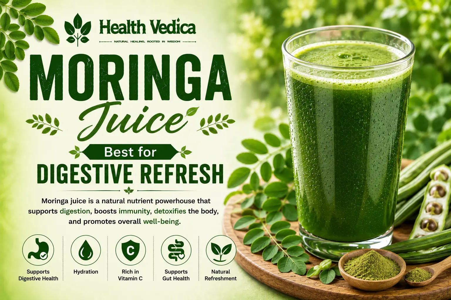 Moringa Juice (Drumstick Leaf Juice)