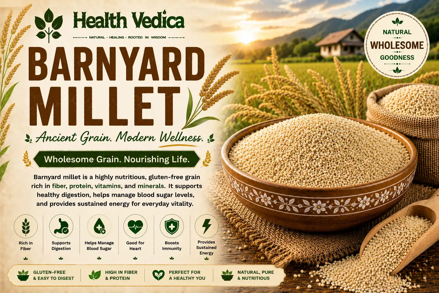 Barnyard Millet (Sanwa / Udalu)