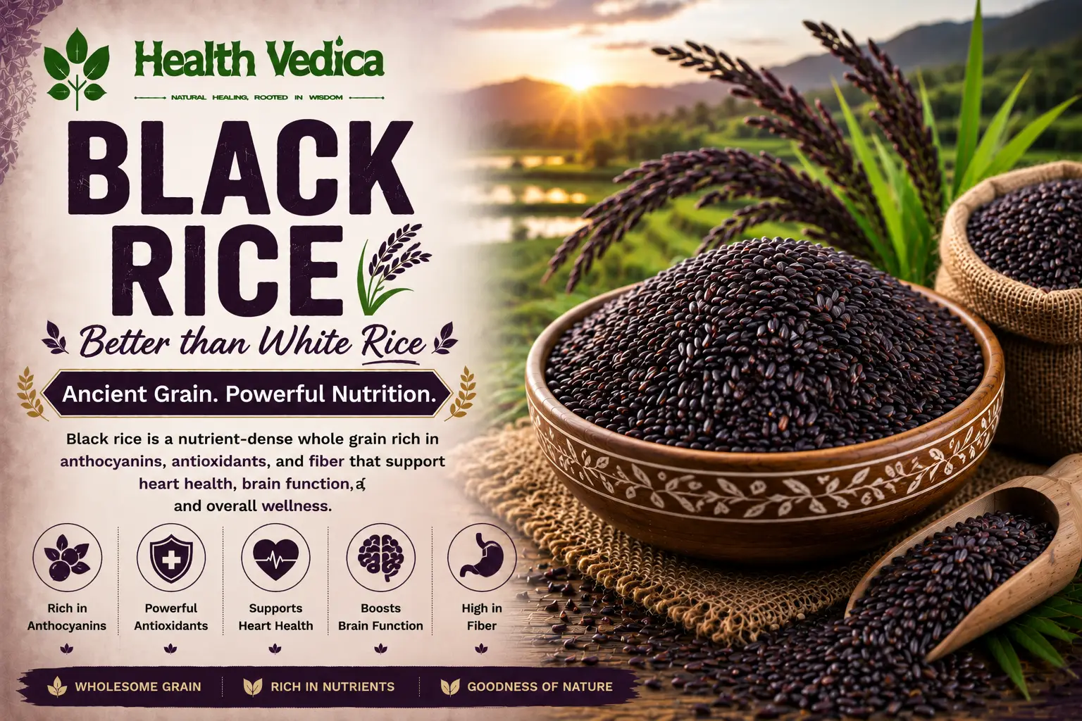 Black Rice — Nutrition, Health Benefits & Remedies