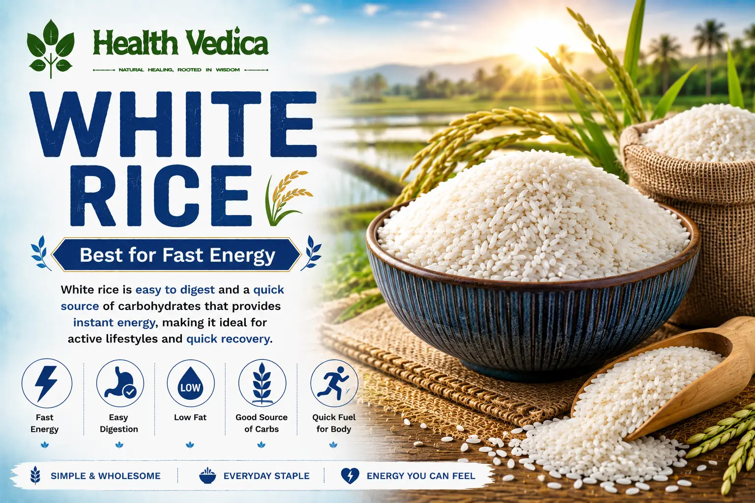 White Rice — Nutrition, Health Benefits & Remedies