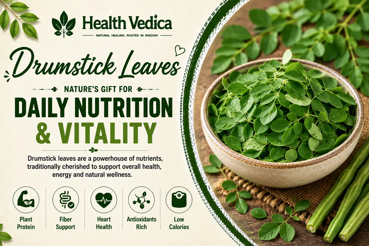 Drumstick Leaves (Moringa)